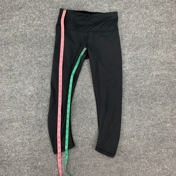 Prana Textured Leggings Womens XS Extra Small Gray High Waisted Pull On Cropped - Picture 6 of 11